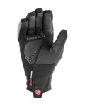 CASTELLI Cycling long-finger gloves - ESPRESSO GT - black