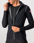 CASTELLI Cycling thermal jacket - ALPHA ROS 2 W LIGHT - black