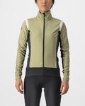 CASTELLI Cycling thermal jacket - ALPHA ROS 2 W LIGHT - light green