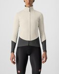 CASTELLI Cycling windproof jacket - BETA ROS W - ivory