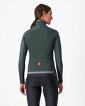 CASTELLI Cycling thermal jacket - BETA ROS W - green