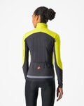 CASTELLI Cycling thermal jacket - BETA ROS W - yellow