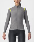 CASTELLI Cycling winter long sleeve jersey - TUTTO NANO ROS W - grey