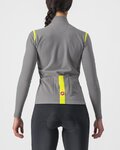 CASTELLI Cycling winter long sleeve jersey - TUTTO NANO ROS W - grey
