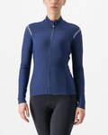 CASTELLI Cycling winter long sleeve jersey - TUTTO NANO RoS W - blue
