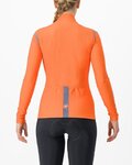 CASTELLI Cycling winter long sleeve jersey - TUTTO NANO RoS W - orange
