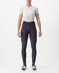 CASTELLI Cycling long trousers withot bib - SORPASSO RoS W - purple