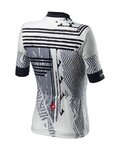 CASTELLI Cycling short sleeve jersey - ASTRATTA - white/black