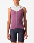 CASTELLI Cycling sleeveless jersey - SOLARIS - purple