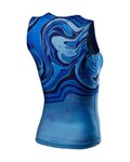 CASTELLI Cycling sleeve less t-shirt - PRO MESH W - blue