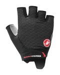 CASTELLI Cycling fingerless gloves - ROSSO CORSA 2 W - black