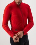 CASTELLI Cycling thermal jacket - ELITE ROS - red