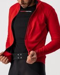 CASTELLI Cycling thermal jacket - ELITE ROS - red