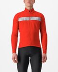 CASTELLI Cycling thermal jacket - RADOPPIA 3 - red