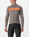 CASTELLI Cycling thermal jacket - RADOPPIA 3 - brown