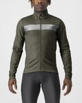 CASTELLI Cycling thermal jacket - RADOPPIA 3 - green