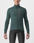 CASTELLI Cycling thermal jacket - GO - green
