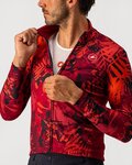 CASTELLI Cycling winter long sleeve jersey - UNLIMITED - bordeaux