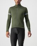 CASTELLI Cycling winter long sleeve jersey - FONDO - green