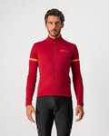 CASTELLI Cycling winter long sleeve jersey - FONDO - red