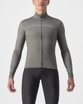 CASTELLI Cycling winter long sleeve jersey - PRO THERMAL LS - grey