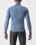 CASTELLI Cycling winter long sleeve jersey - PRO THERMAL LS - blue
