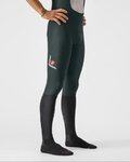 CASTELLI Cycling long bib trousers - VELOCISSIMO 5 - green