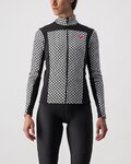 CASTELLI Cycling winter long sleeve jersey - SFIDA 2 W - black/white