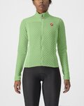 CASTELLI Cycling winter long sleeve jersey - SFIDA 2 W - light green