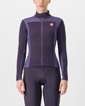CASTELLI Cycling winter long sleeve jersey - SFIDA 2 W - purple