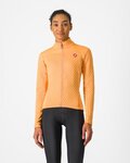 CASTELLI Cycling winter long sleeve jersey - SFIDA 2 W - orange