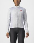 CASTELLI Cycling winter long sleeve jersey - SFIDA 2 W - grey/white