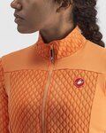 CASTELLI Cycling winter long sleeve jersey - SFIDA 2 W - orange