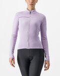 CASTELLI Cycling winter long sleeve jersey - SINERGIA 2 - purple