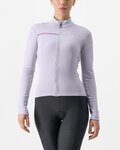CASTELLI Cycling winter long sleeve jersey - SINERGIA 2 - purple
