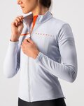 CASTELLI Cycling winter long sleeve jersey - SINERGIA 2 - silver