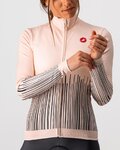 CASTELLI Cycling winter long sleeve jersey - SORPRESA - pink