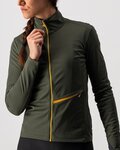 CASTELLI Cycling thermal jacket - GO W - green