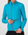 CASTELLI Cycling thermal jacket - GO W - blue