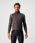 CASTELLI Cycling thermal jacket - PERFETTO ROS LIMITED EDITION - grey/white