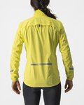 CASTELLI Cycling rain jacket - EMERGENCY 2 W - yellow