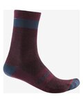 CASTELLI Cyclingclassic socks - ALPHA 18 - bordeaux