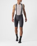 CASTELLI Cycling bib shorts - FREE AERO RC - grey