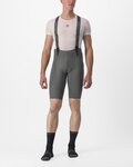 CASTELLI Cycling bib shorts - FREE AERO RC - grey