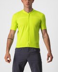 CASTELLI Cycling short sleeve jersey - yellow