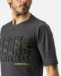 CASTELLI Cycling short sleeve jersey - TRAIL TECH - grey