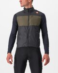 CASTELLI Cycling gilet - UNLIMITED PUFFY - anthracite
