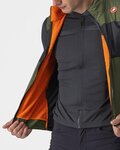 CASTELLI Cycling gilet - UNLIMITED PUFFY - green
