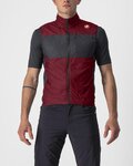 CASTELLI Cycling gilet - UNLIMITED PUFFY - bordeaux