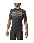 CASTELLI Cycling short sleeve jersey - ENDURANCE PRO - black/grey